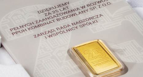 Sztabki złota Kombinat Budowlany