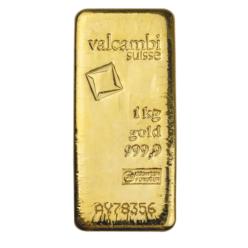 sztabka złota valcambi 1000g
