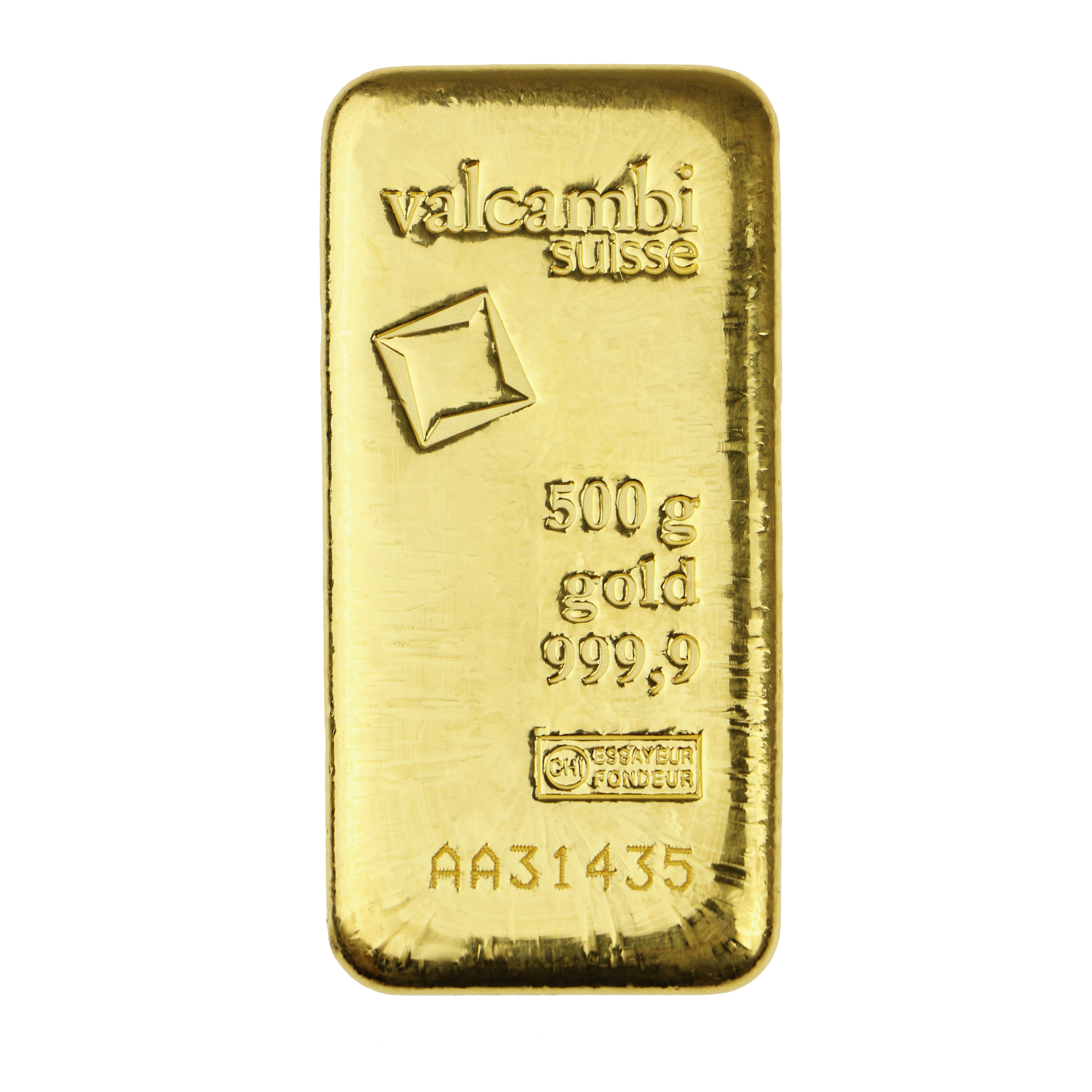 sztabka złota valcambi 500g